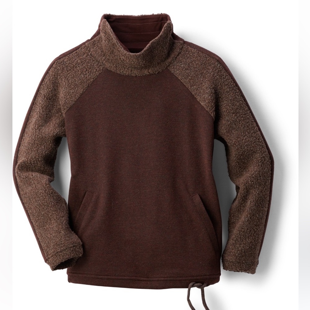 Prana Lockwood sweater brown size large